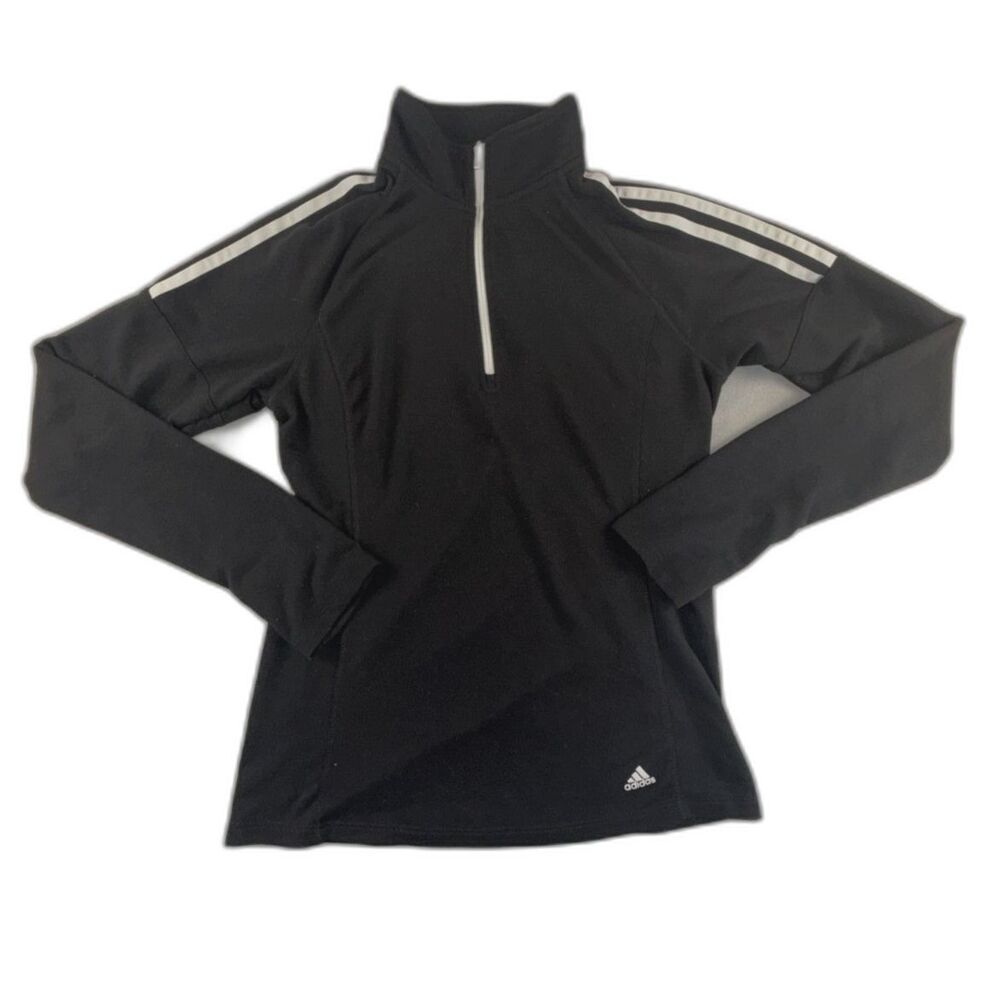 Adidas Golf Women's Black Quarter-zip Pullover size Small